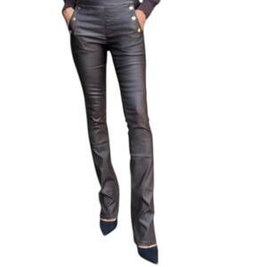 NEW BEVY FLOG ellen vegan pants in brown